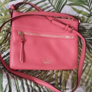 Kate Spade Pink leather Cross body hand bag